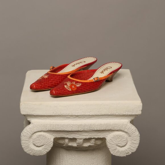 Extremely Rare Chloe Mules - Picture 3 of 8